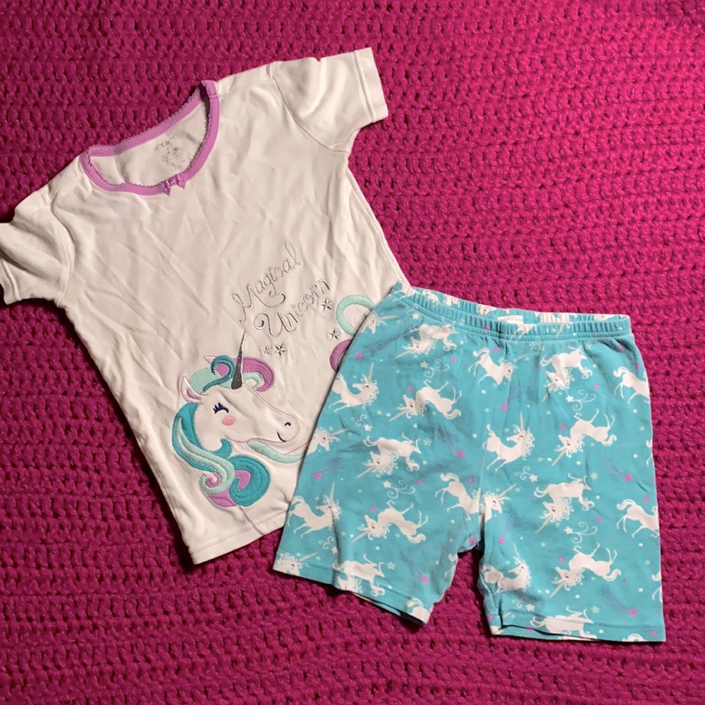 Cute unicorn kids pjs